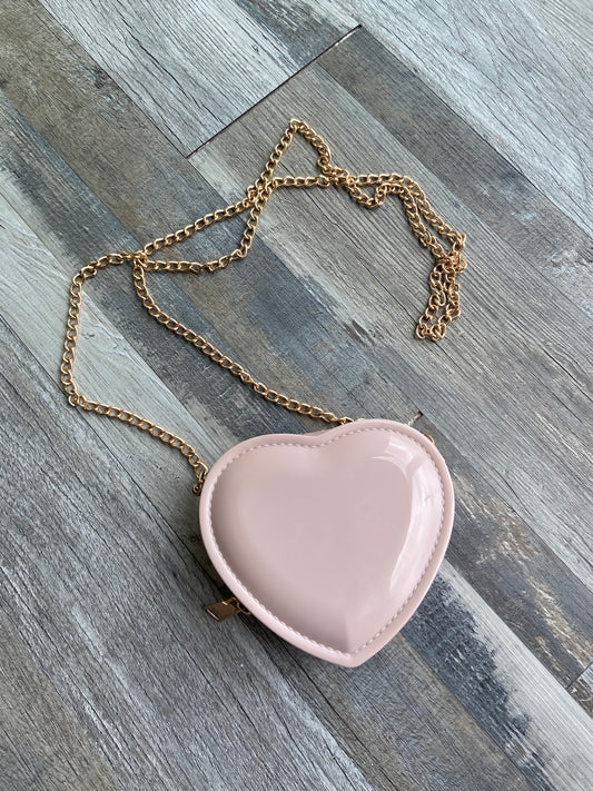 Mini Heart Shape Soft Pink Bag