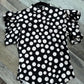 Black Polka Dot Bodysuit