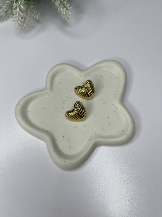 Heart Chunky Earrings