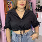 Alis Black Crop Top