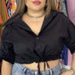 Alis Black Crop Top